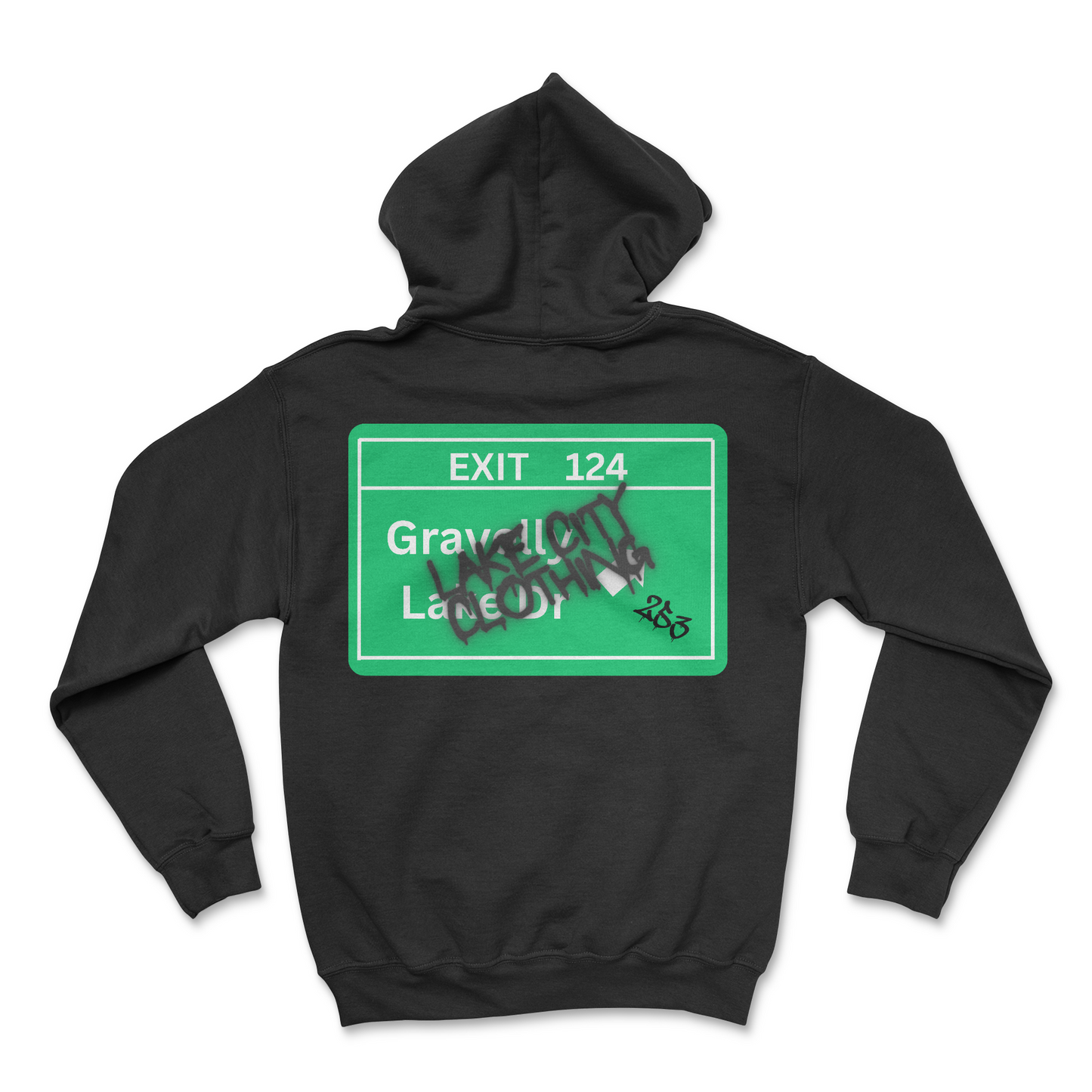 Lake City Clothing “Exit 124” Hoodie