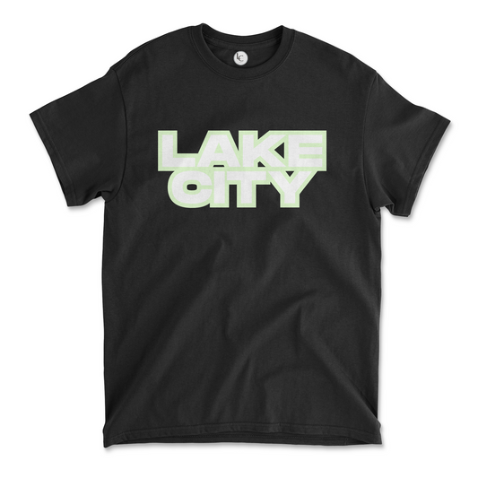 Lake City Bold Block Tee "Glow in the dark"