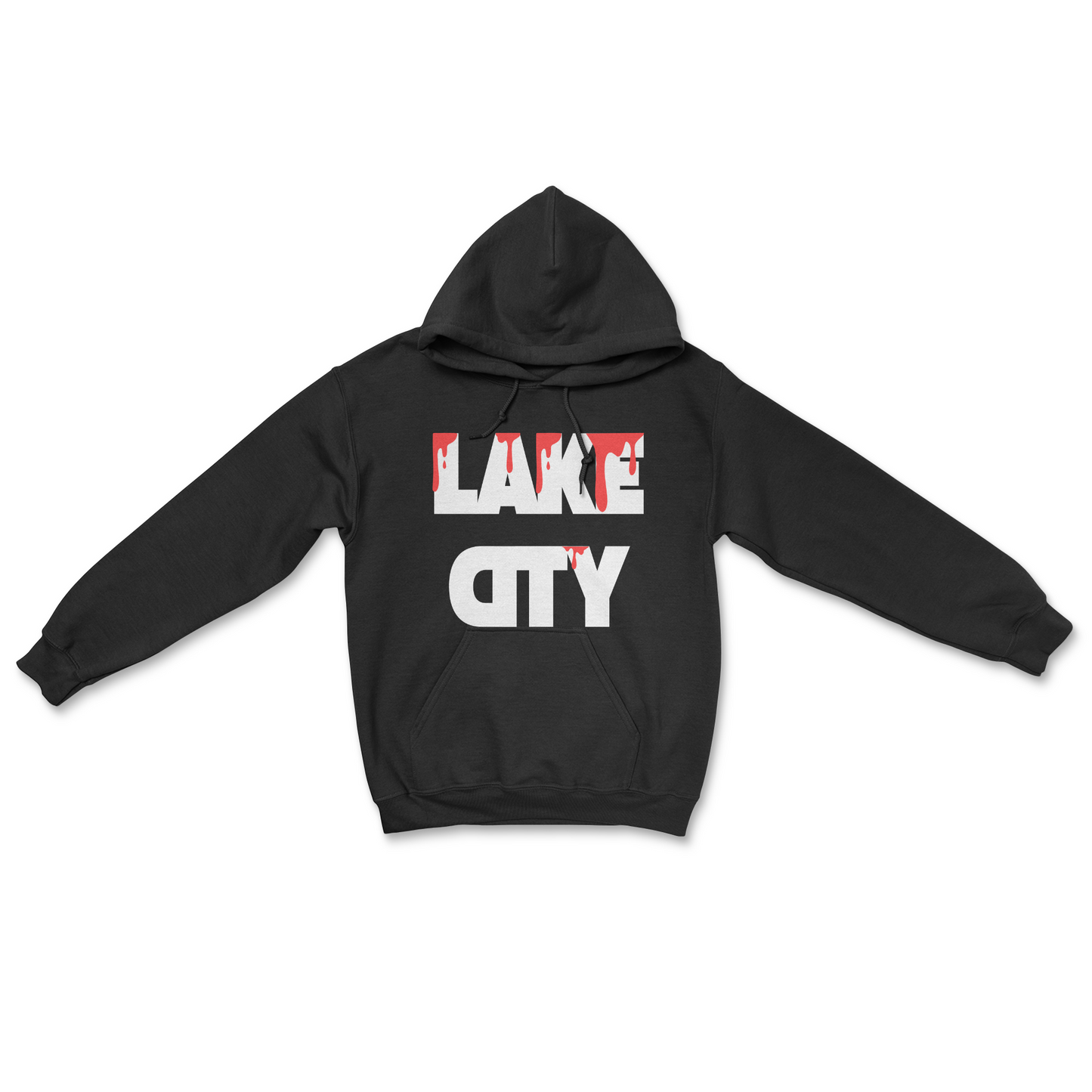 Lake City PUFF PRINT "Drip Logo" Hoodie